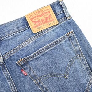 Levi's 505 92 Edition Regular Fit Tapered Leg Denim Blue Jeans Mens 36 x 32